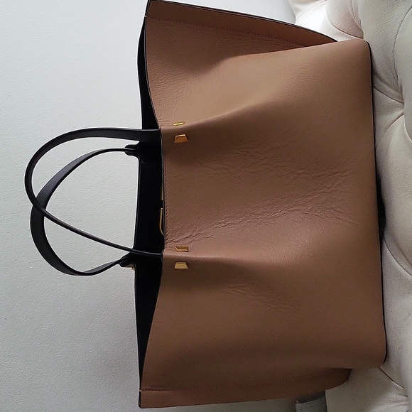 Valentino Garavani authentic beige leather tote/satchel - Picture 9 of 14